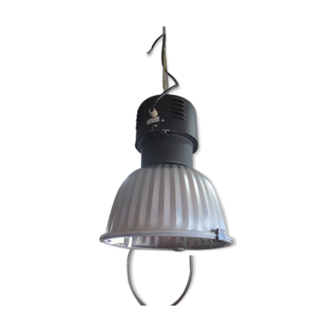 Industrial lamp in aluminium and glass