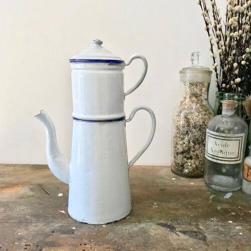 Enamelled coffee maker