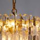 Murano glass and brass 'Palazzo' chandelier by Kalmar