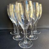 Red wine glasses