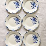 6 plates for dessert digoin Corsica