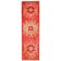 Vintage Turkish Hand-Knotted Wool Cotton Red Runner Rug 88x299