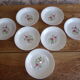 7 hollow plates Faïencerie de Gien model "Pompadour"