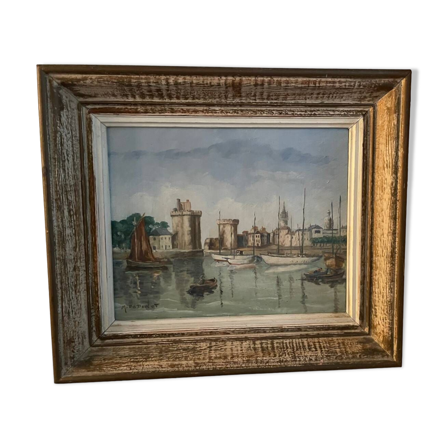 Tableau « La Rochelle » signé