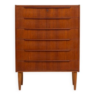 Danish chest of drawers is teak