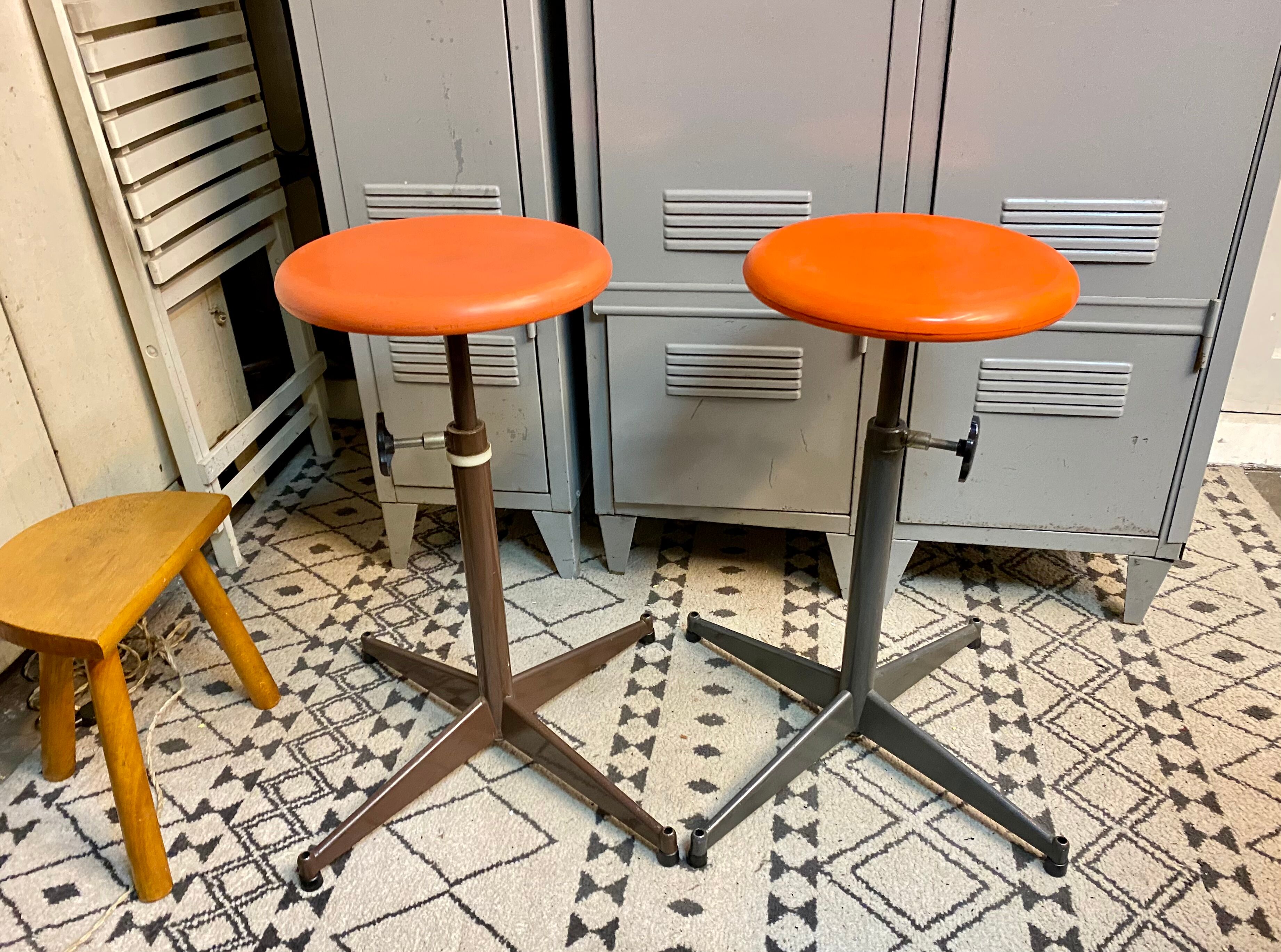 Pair of stools 1970