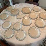 Vintage ceramic 12 plates and 3 plates