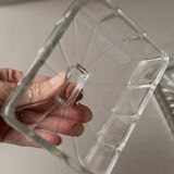 Clear glass butter dish, vintage Art Deco, 1940s Italy - timeless tableware