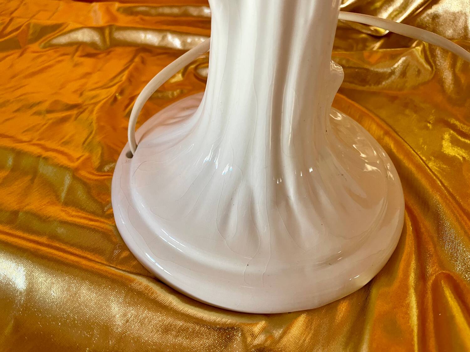 Pair of Tommaso Barbi ceramic lamps