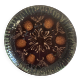 Very large vintage ceramic bowl for placing or hanging.