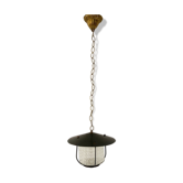 Black metal hanging lamp