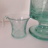 unsigned Biot bubble glass punch set
