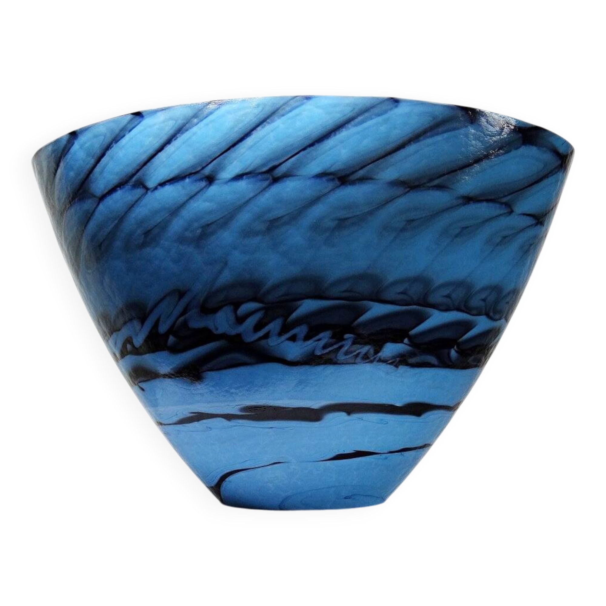 Centrepiece, bowl or large glass bowl from Murano "Yourmurano" handmade.