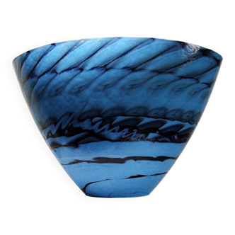 Centre de table, coupe ou grand bol en verre de Murano "Yourmurano" artisanal