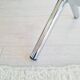 Table design basse chrome et verre années 70