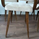 Série de 6 chaises design 1960