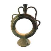 Enamelled ceramic soliflore, unknown signature