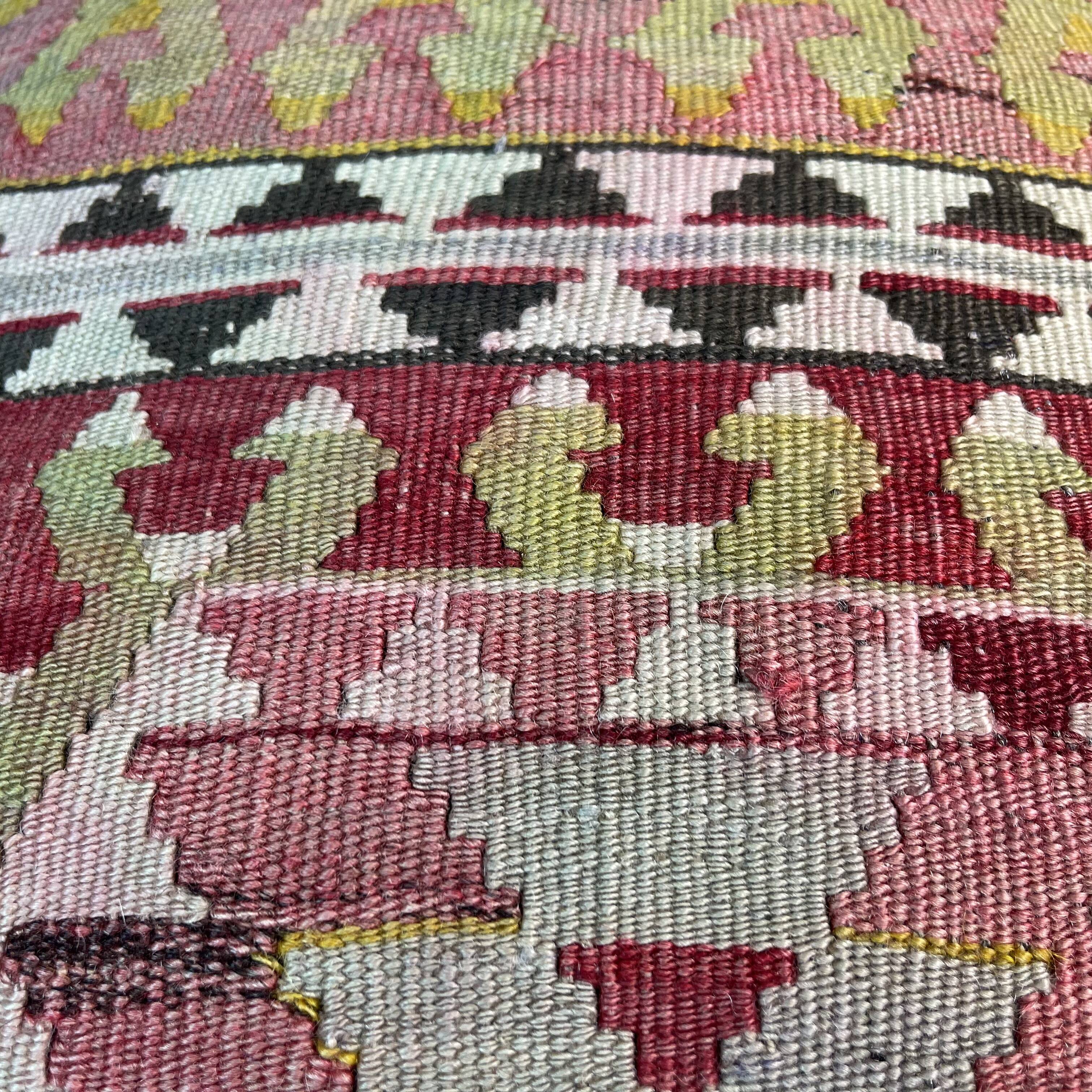 Housse de coussin Kilim turc vintage, 45 x 45 cm