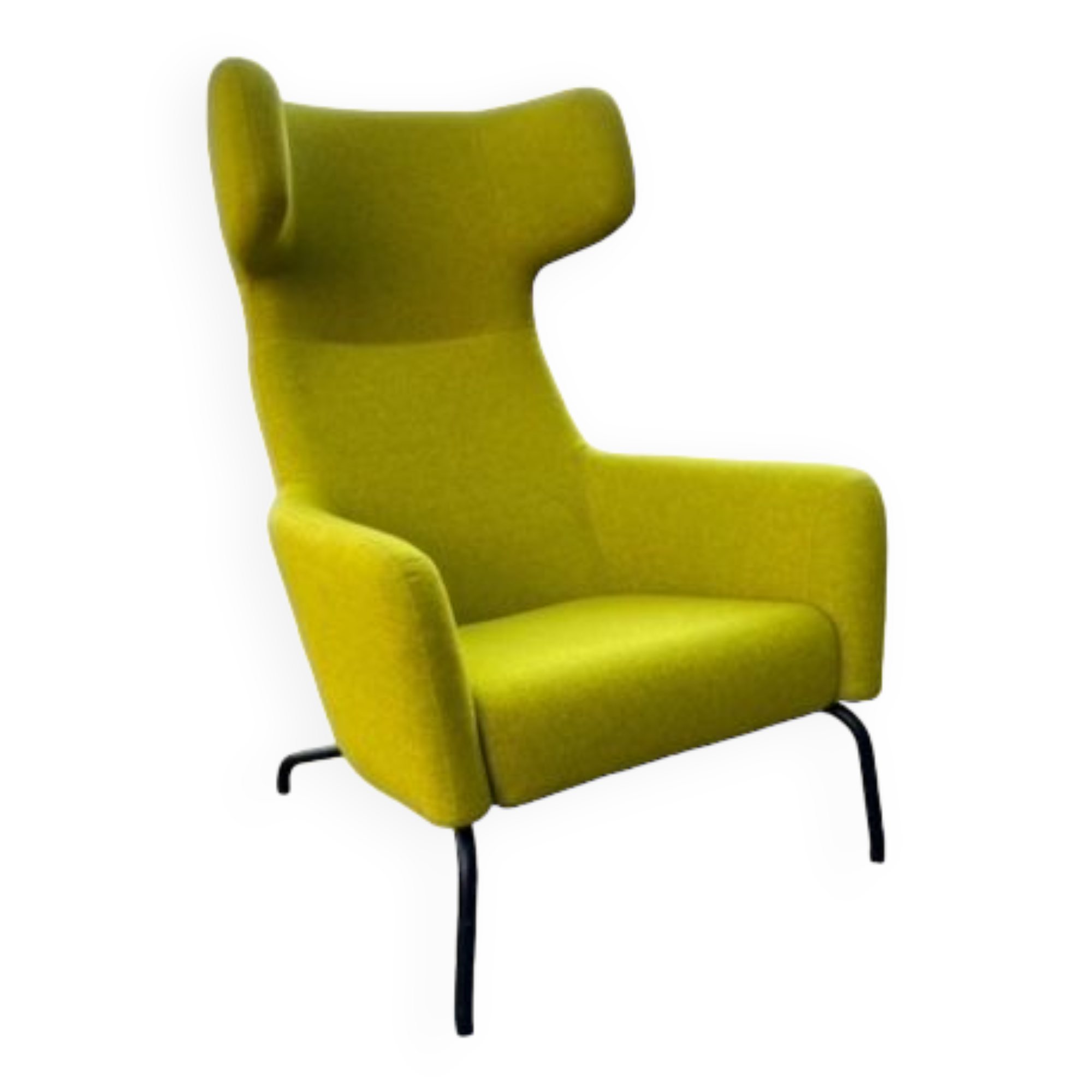 Fauteuil à oreilles Havana Swivel de Busk & Hertzog pour Softline