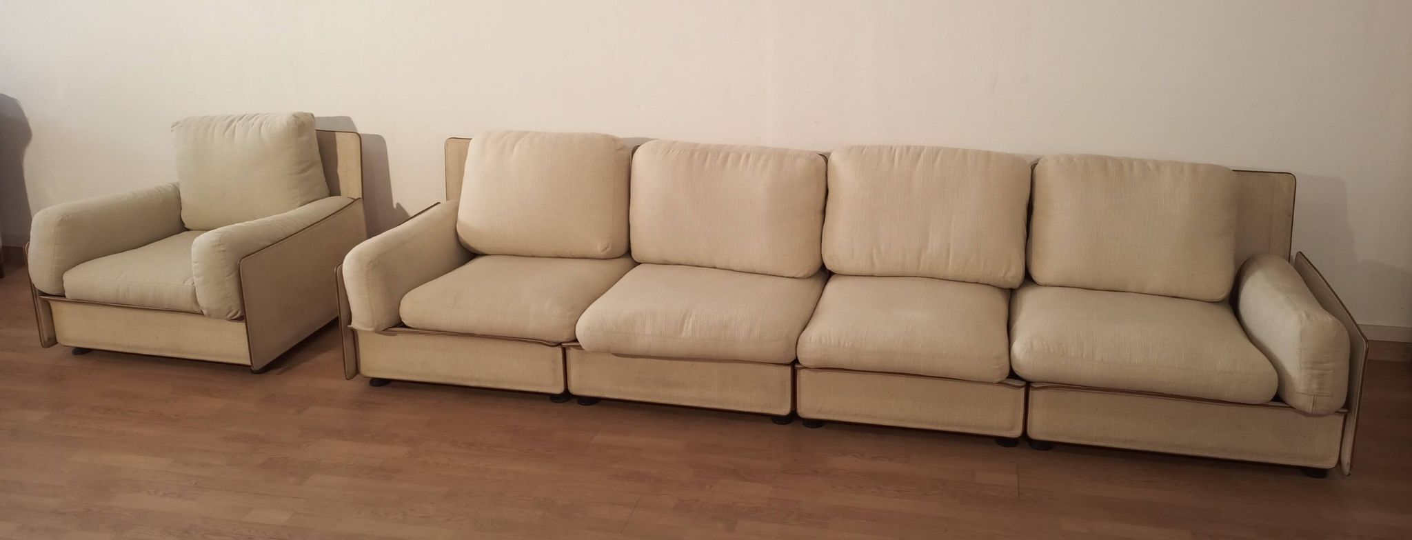 Canapé modulable de Riccardo Arbizzoni pour Zanotta 1978. Modèle Redifiori lot de 5