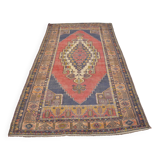 Turkish Vintage Oushak Rug sku a7
