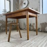 Scandinavian oak and ceramic table