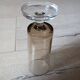 16 vintage smoked glass champagne flutes