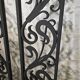Wrought iron grille from the early 20th century Art Deco / Art Nouveau