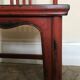 Pair of Chinese chairs, lacquered red, twentieth century