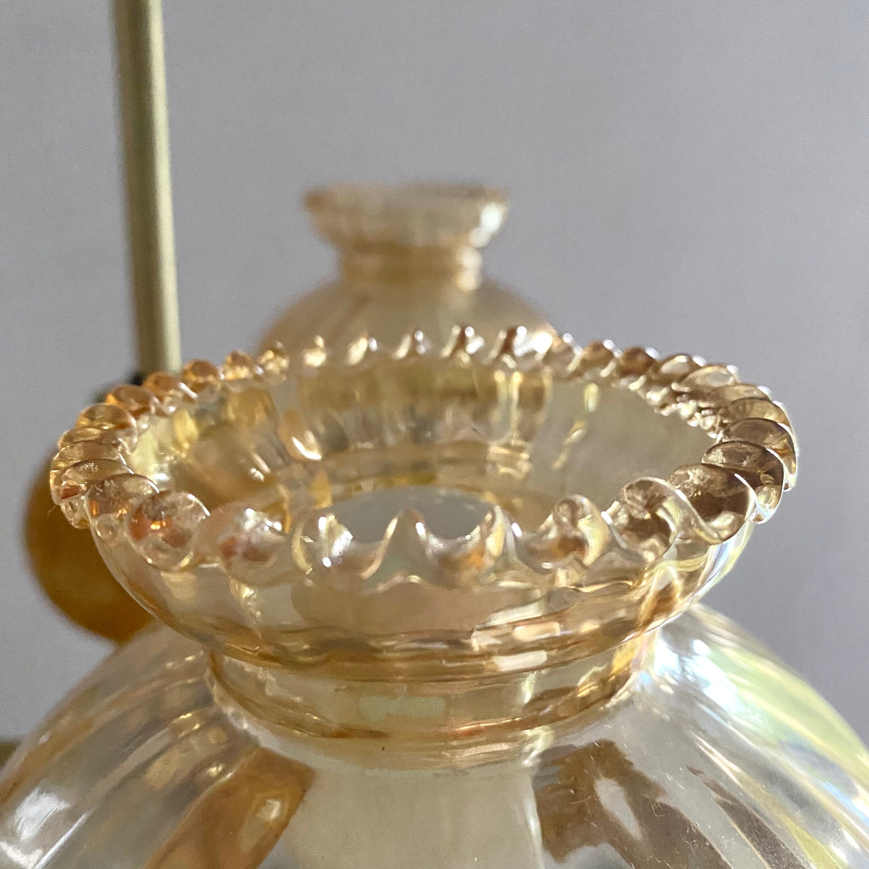 Chandelier vintage globes