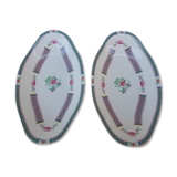 2 limoges porcelain raviers La Licorne China Impériale