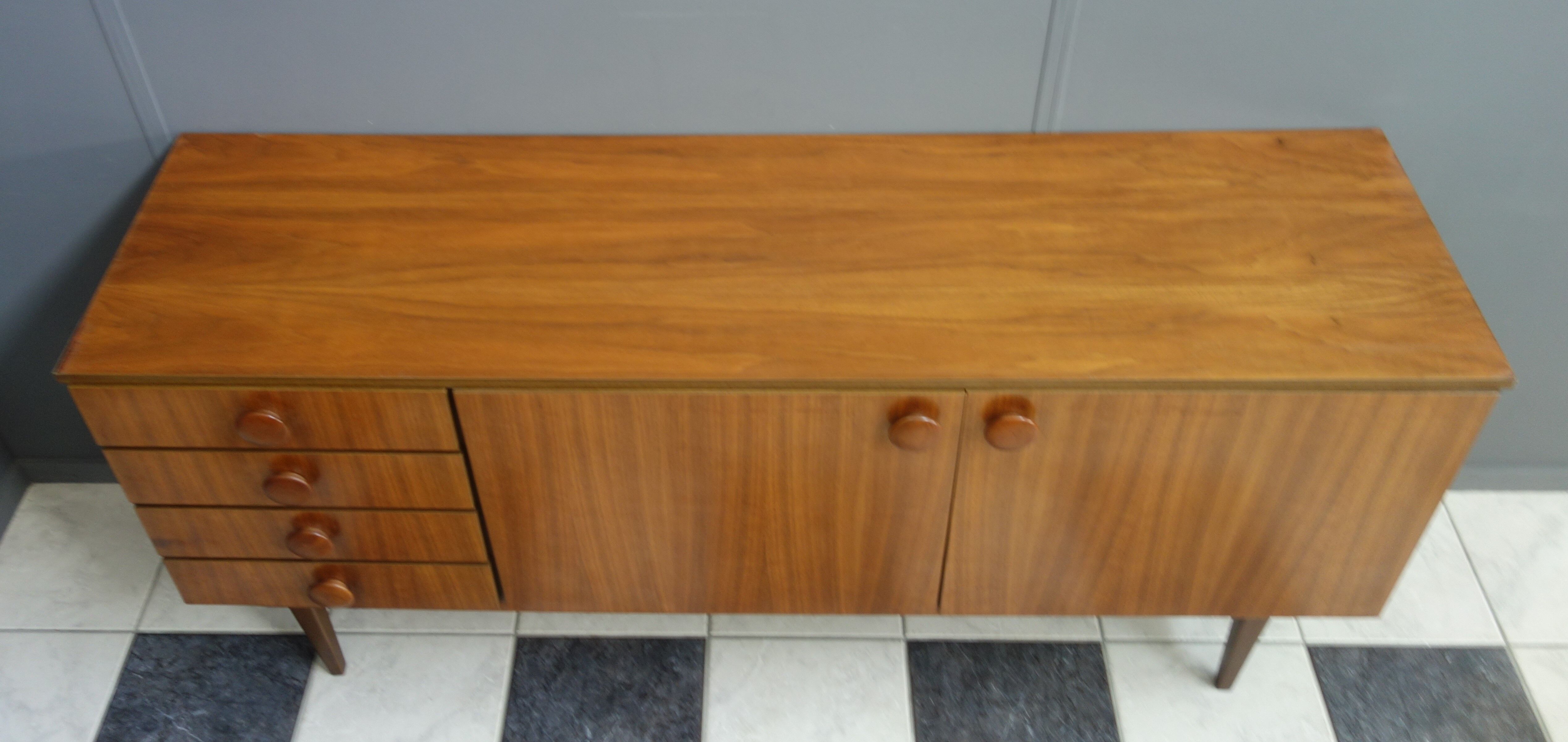 1960s wood swedish sideboard