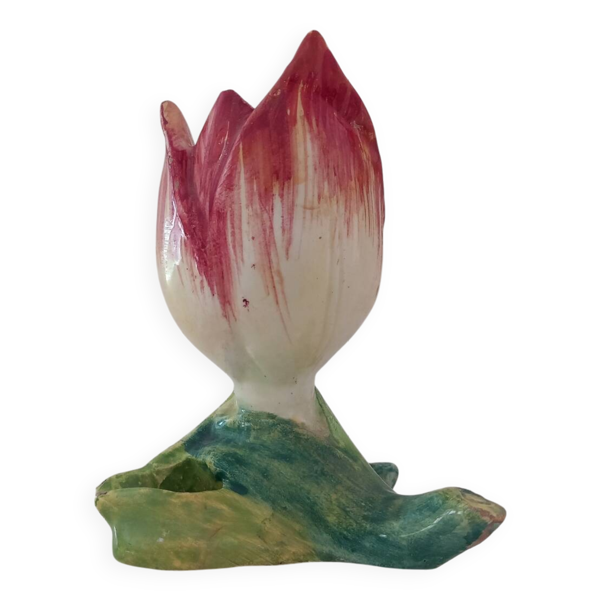 Vase delphin massier
