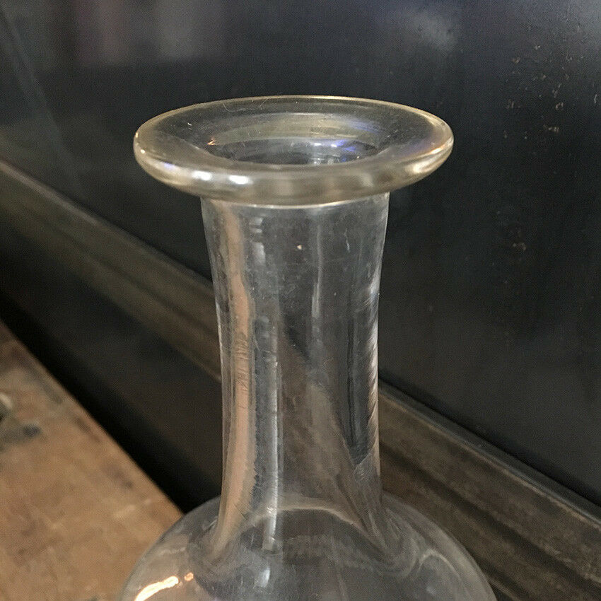 Carafe cristal gravé XIXème