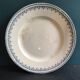Assiette de service ronde vintage française, 30 cm de diamètre, Longwy, mod. Bordeaux