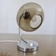 Lamp in chrome metal and amber glass made in Italy 1970