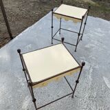 Pair of Provencal style bedside table