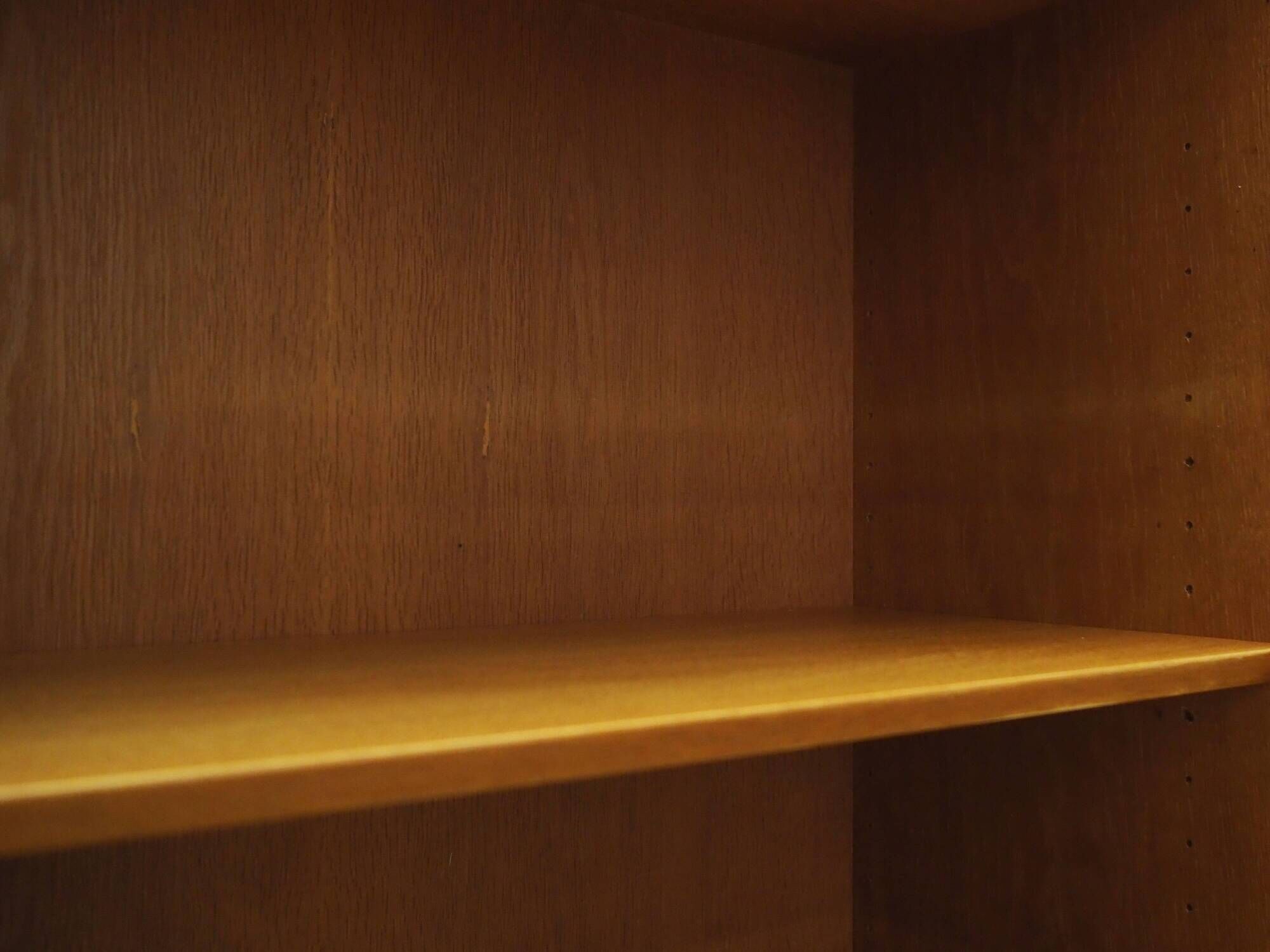 Ash bookcase, Danish design, 1970s, production: Hundevad