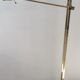 Deknudt brass floor lamp from the 70s