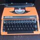 Silver Reed Silverette S orange typewriter