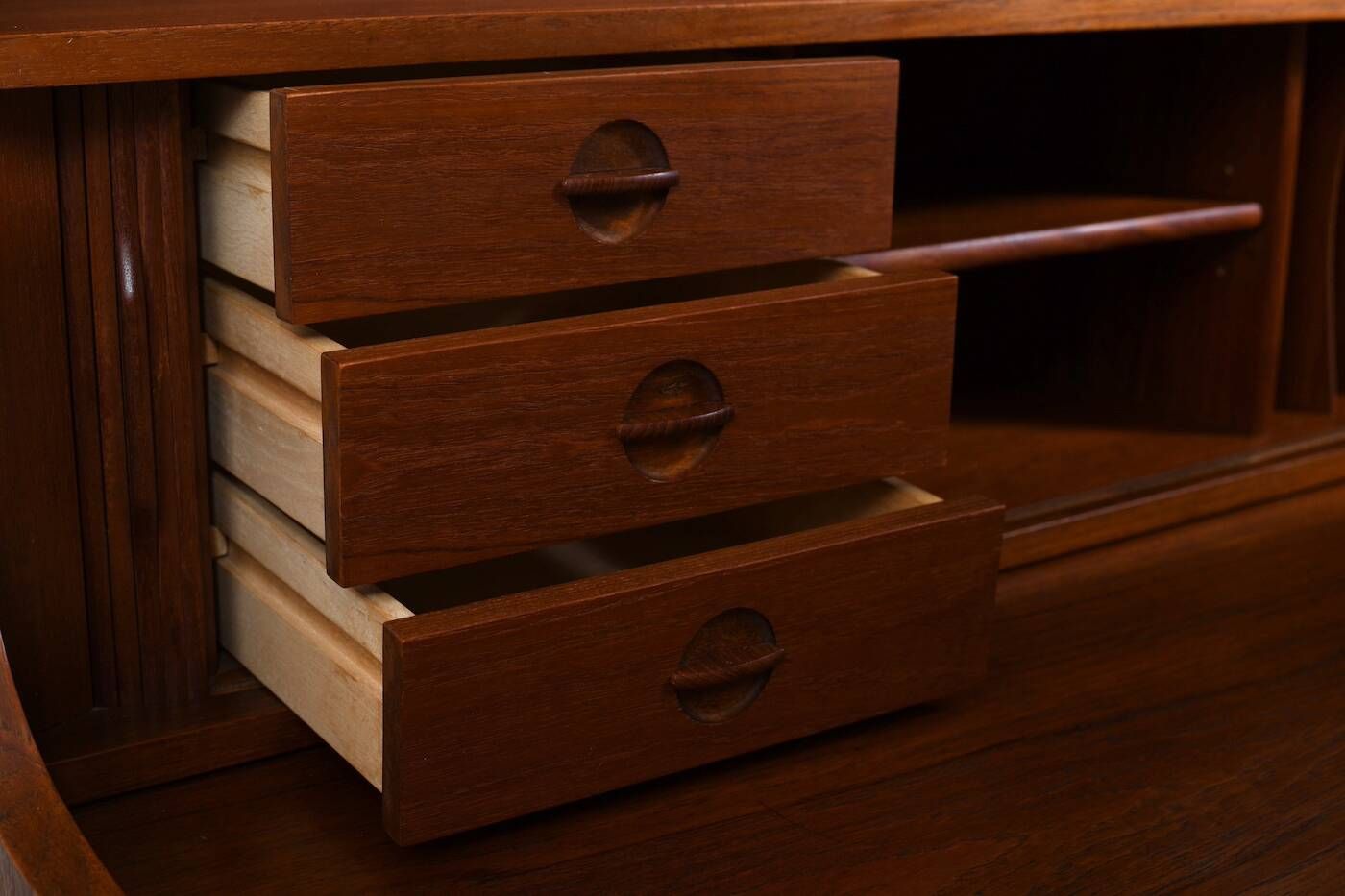 Secretary in Teak by Johannes Sorth for Nexø 1960s