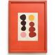Abstract collage on paper signed eawy