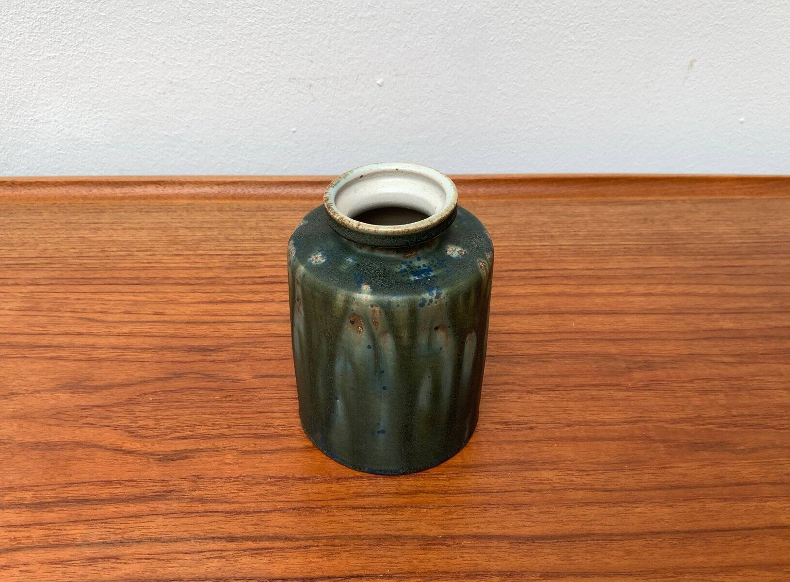 Mid-Century Minimalist Studio Pottery Vase by Rolf Weber for Rolf Weber Steinzeug, 1960s