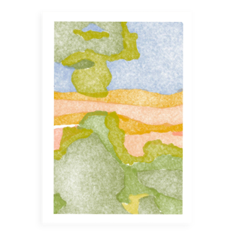 Calanques 2 - Illustration A4