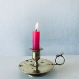 Old candle holder with handle