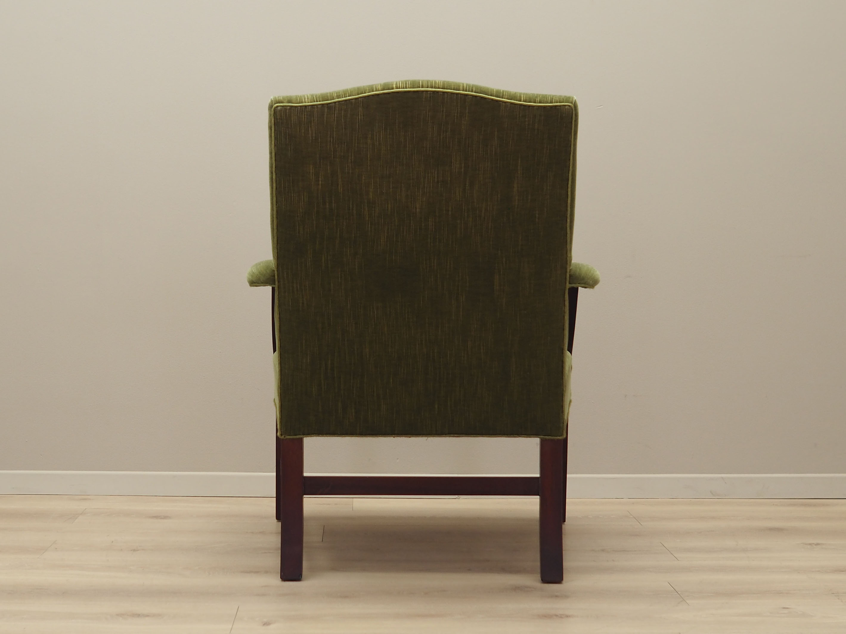 Fauteuil en acajou, design danois, années 1970, production: Danemark
