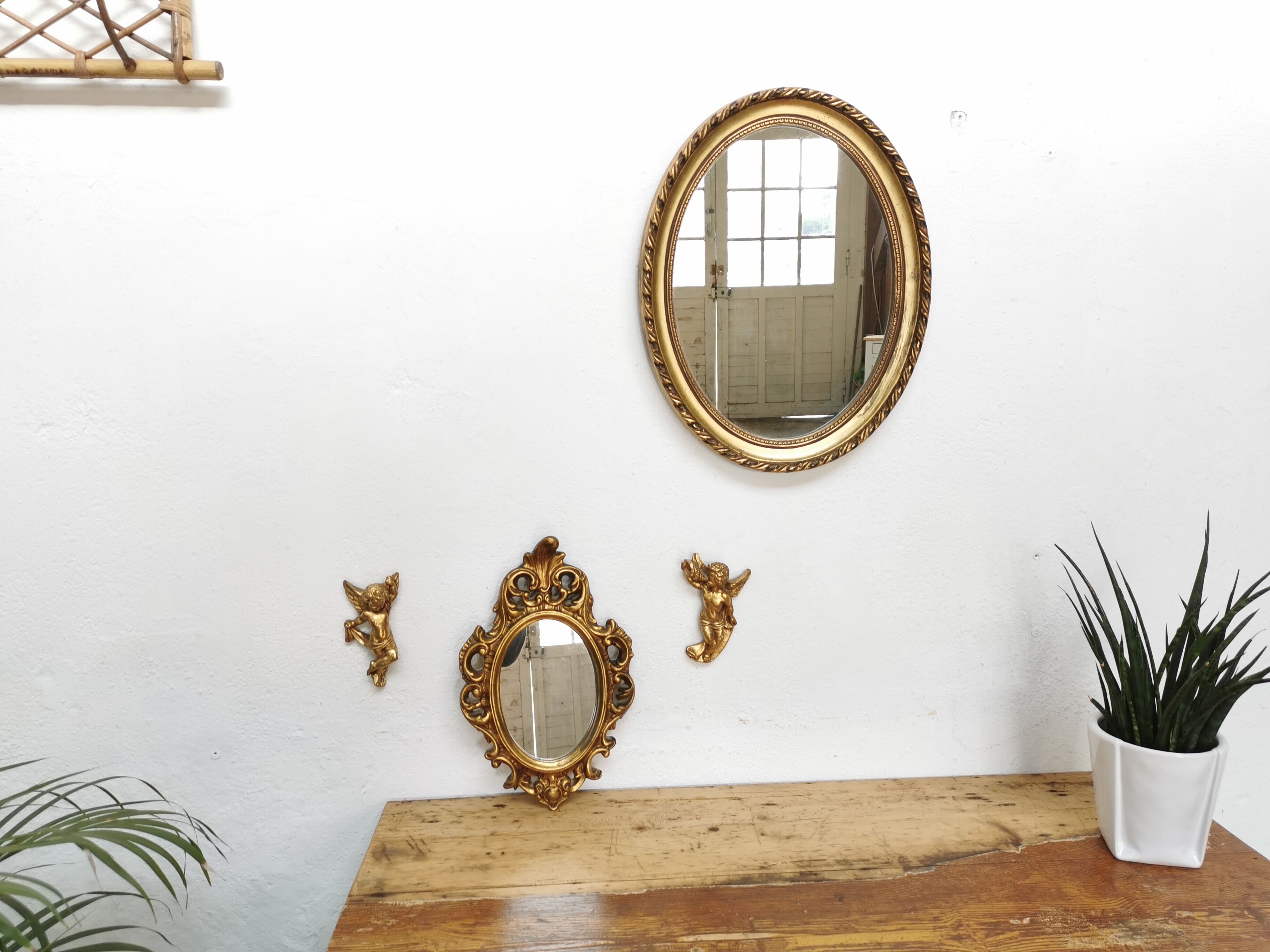 Vintage mirror 36x46cm