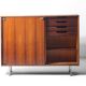 Minimalist storage cabinet in teak by Alfred Hendrickx, 1960