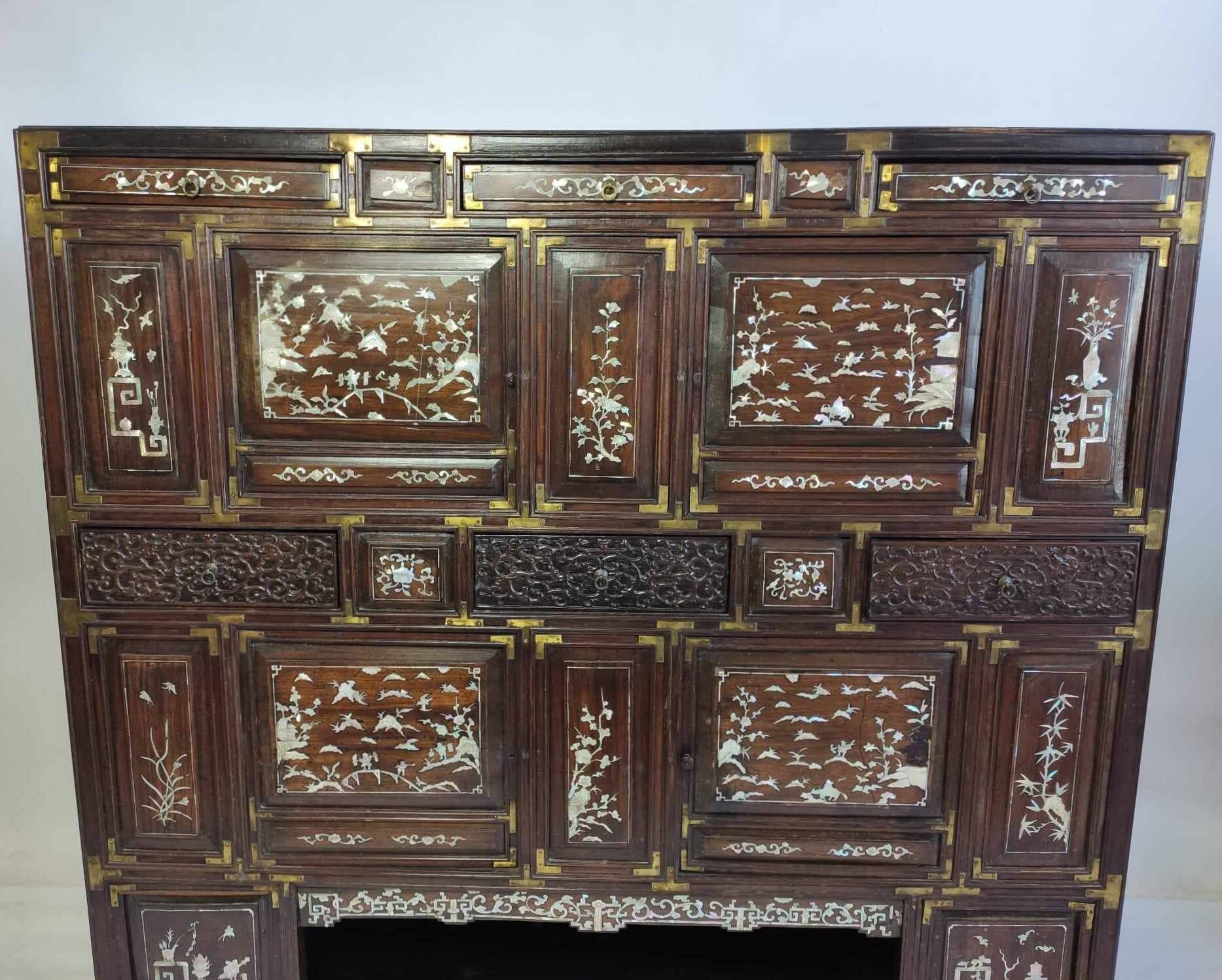 19th Century Indochinese Cabinet