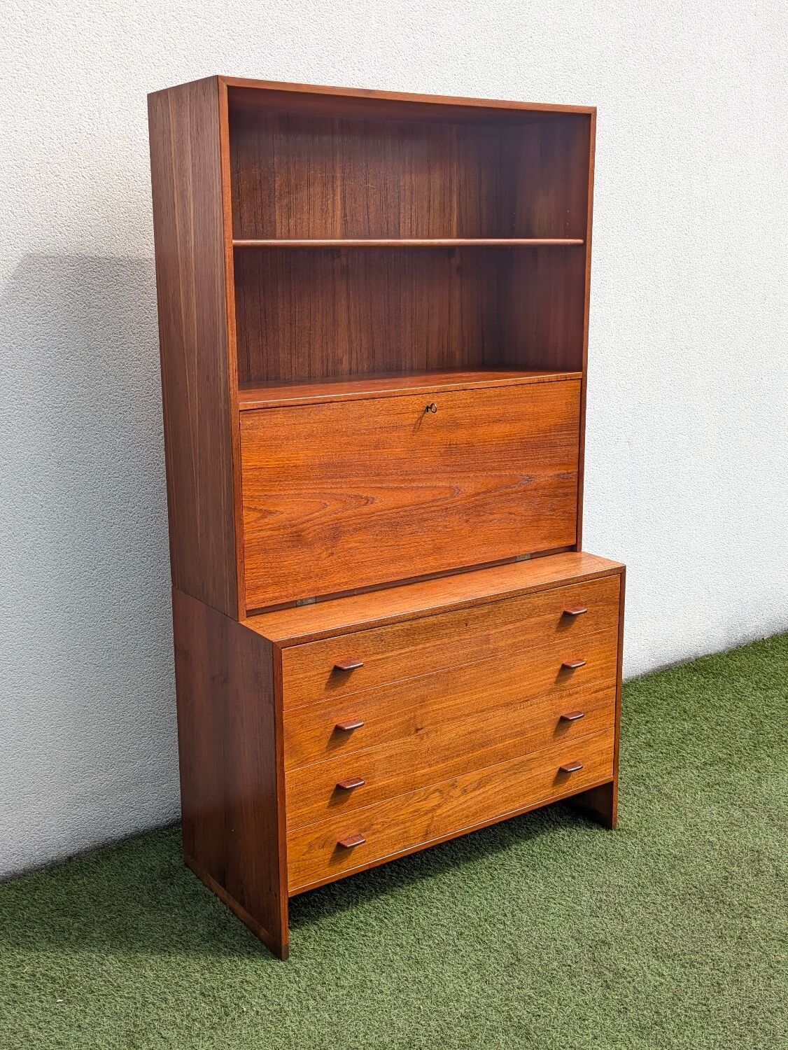 Wegner modular secretary library (RY Møbler) teak 50s